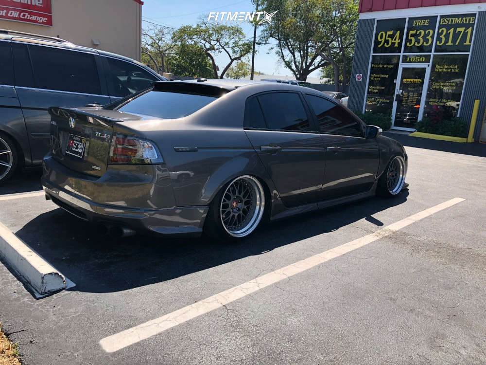 2008 Acura TL TypeS with 18x9.5 Work VS XX and Federal 225x40 on Air