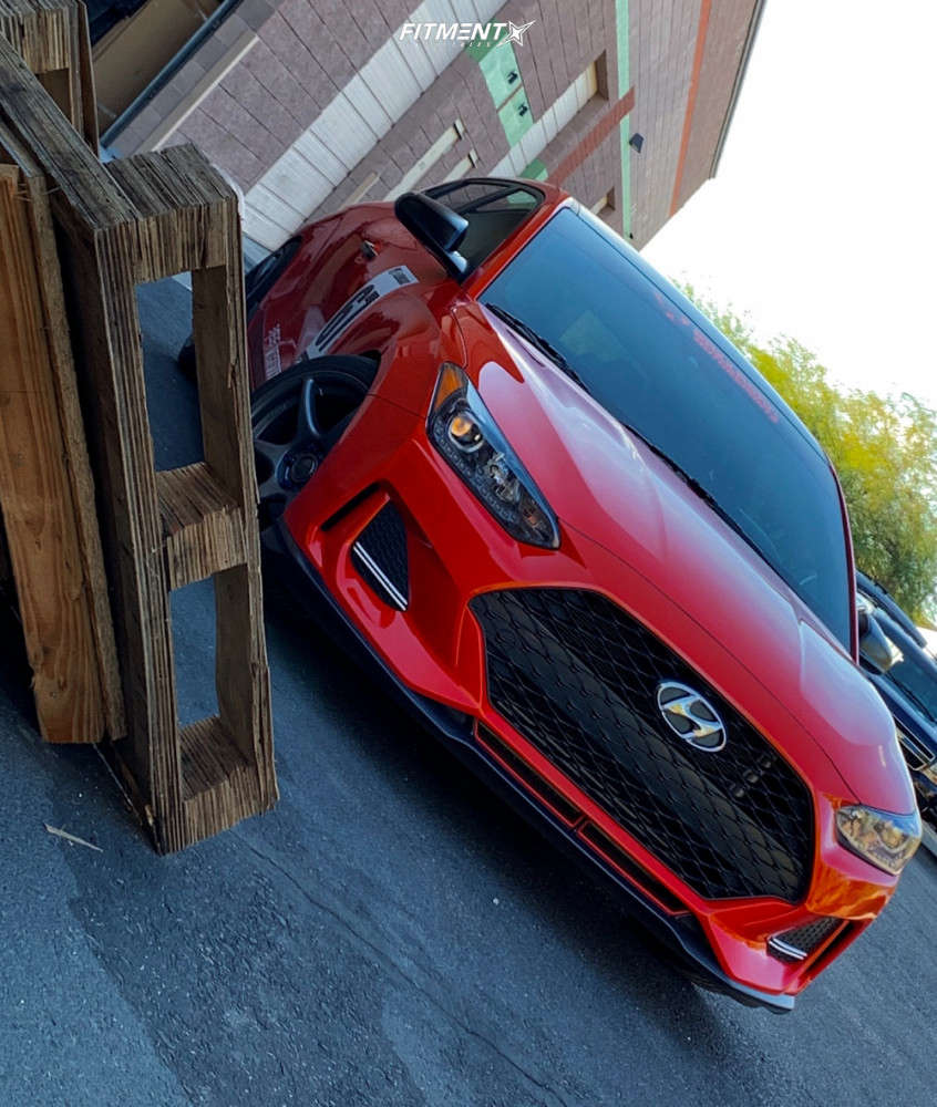 2019 Hyundai Veloster Turbo R-Spec with 18x9 Kansei Tandem and ...