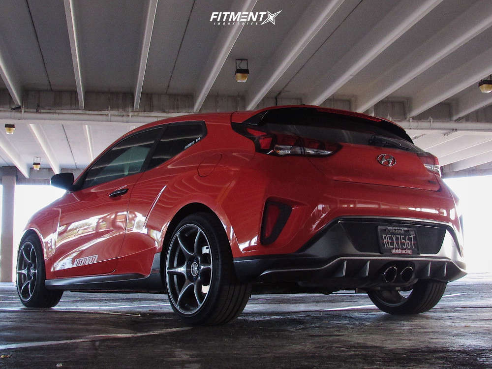 2019 Hyundai Veloster Turbo R-Spec with 18x9 Kansei Tandem and ...