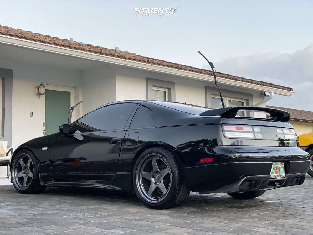 1996 Nissan 300ZX Turbo with 18x9.5 Kansei Knp and