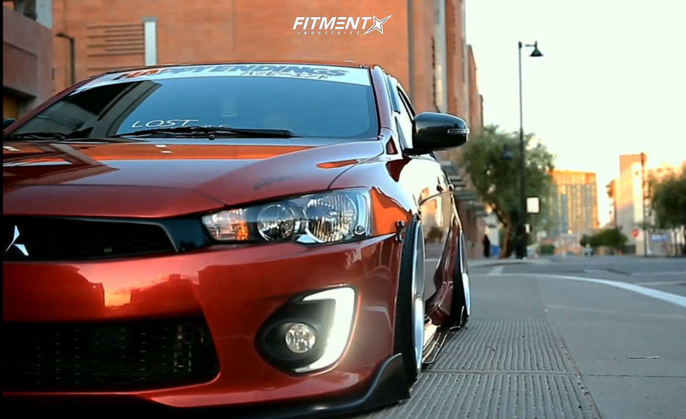 2017 Mitsubishi Lancer SE Limited Edition with 18x9.5 Weds Cerberus II ...