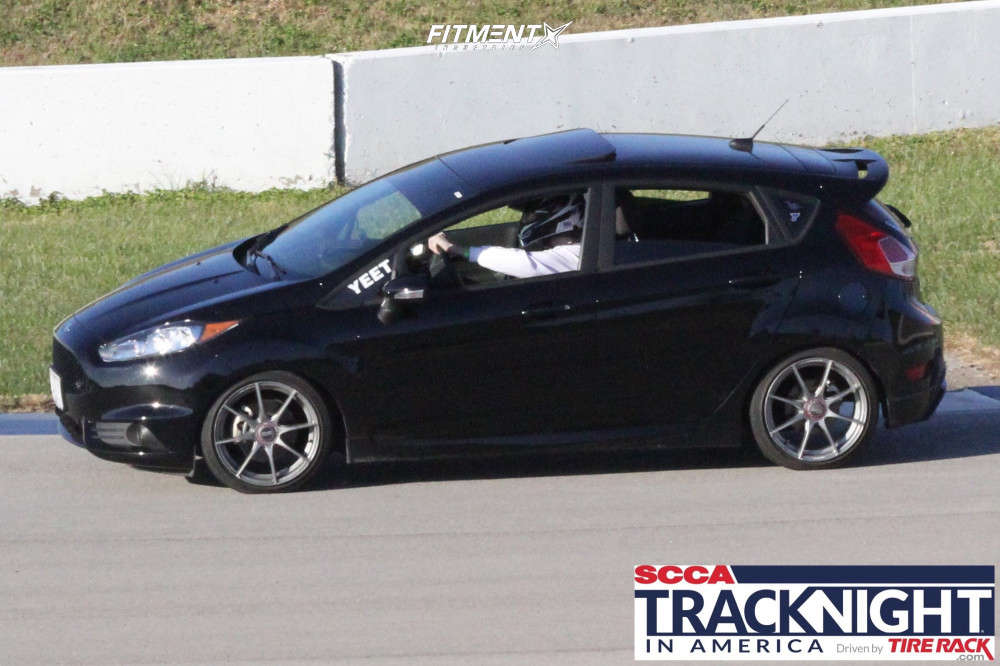 2019 Ford Fiesta ST with 17x7 OZ Racing Formula Hlt and Falken