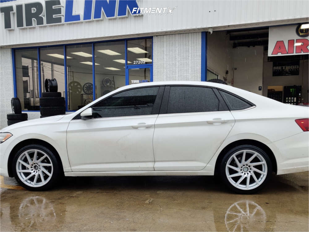 2019 Volkswagen Jetta S with 18x8.5 F1R F29 and Nitto 235x45 on