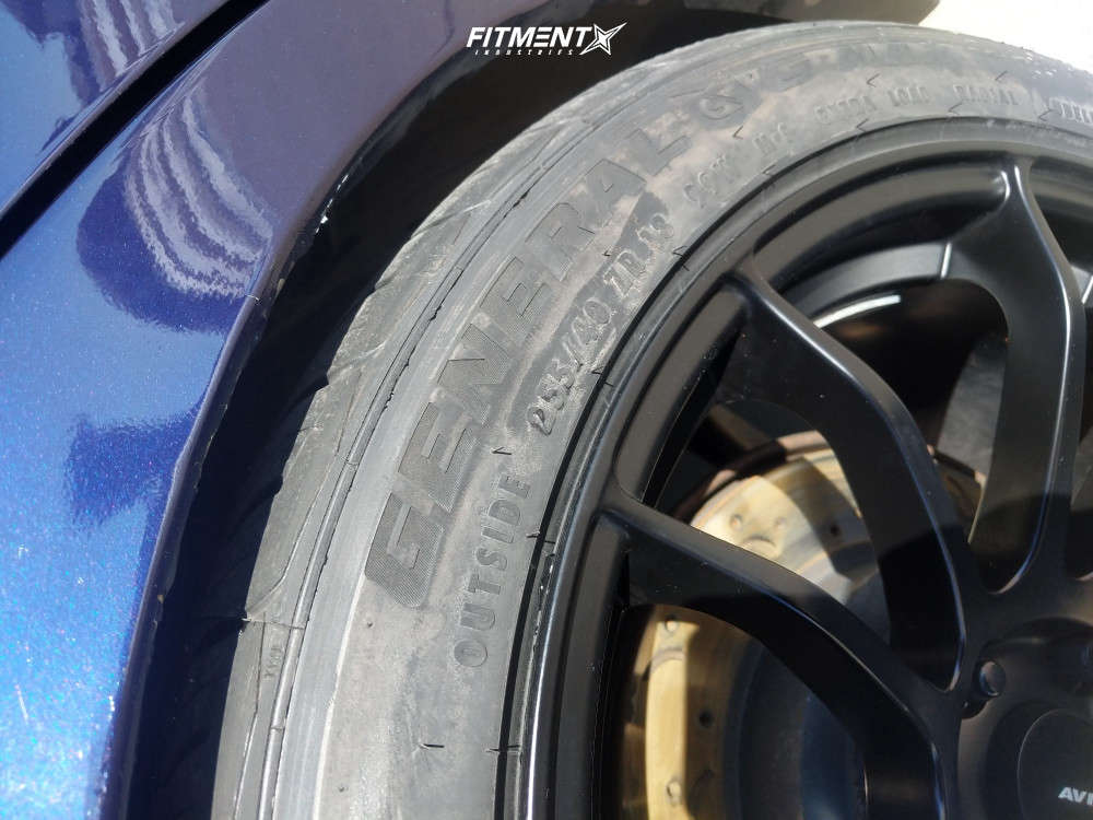 2013 Subaru WRX STI Base with 18x9.5 AVID1 AV20 and General 255x40