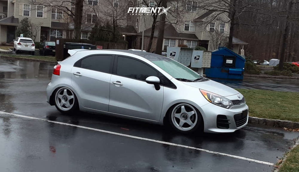2016 Kia Rio LX with 17x7.5 Fifteen52 Chicane and General 205x45