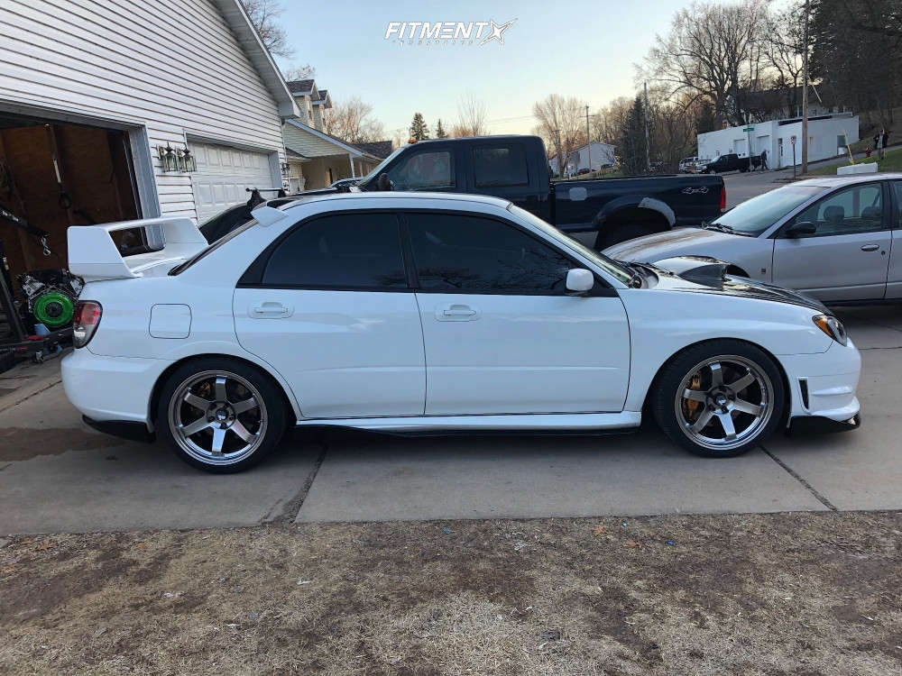 2006 Subaru Impreza WRX STI with 18x9.5 AVID1 AV6 and