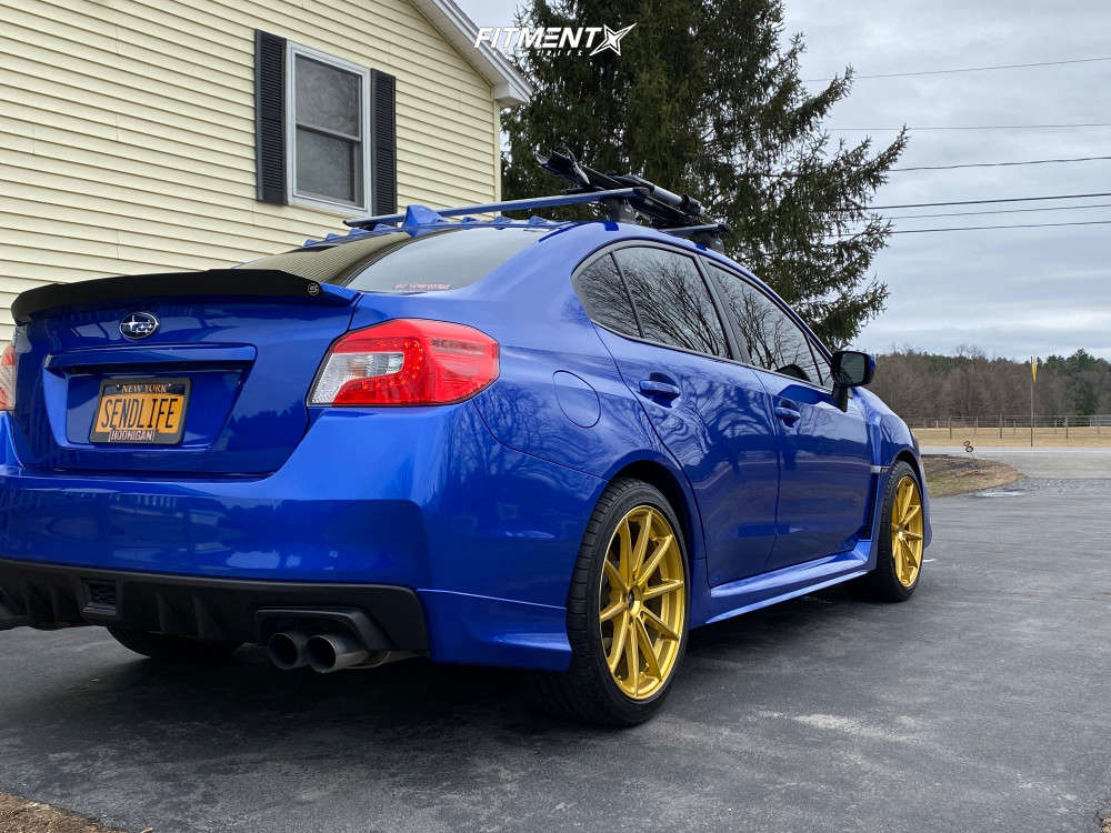 2019 Subaru WRX Premium with 18x8.5 XXR 568 and Dunlop 245x40 on