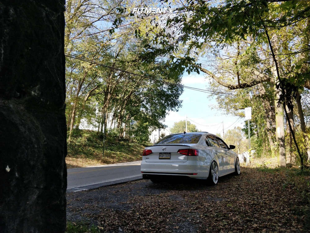 2016 Volkswagen Jetta GLI SEL with 19x9 OEM Wheels Peelers and Achilles 215x35 on Coilovers