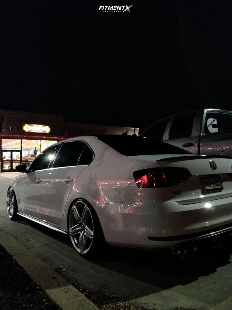 2016 Volkswagen Jetta GLI SEL with 19x9 OEM Wheels Peelers and Achilles 215x35 on Coilovers