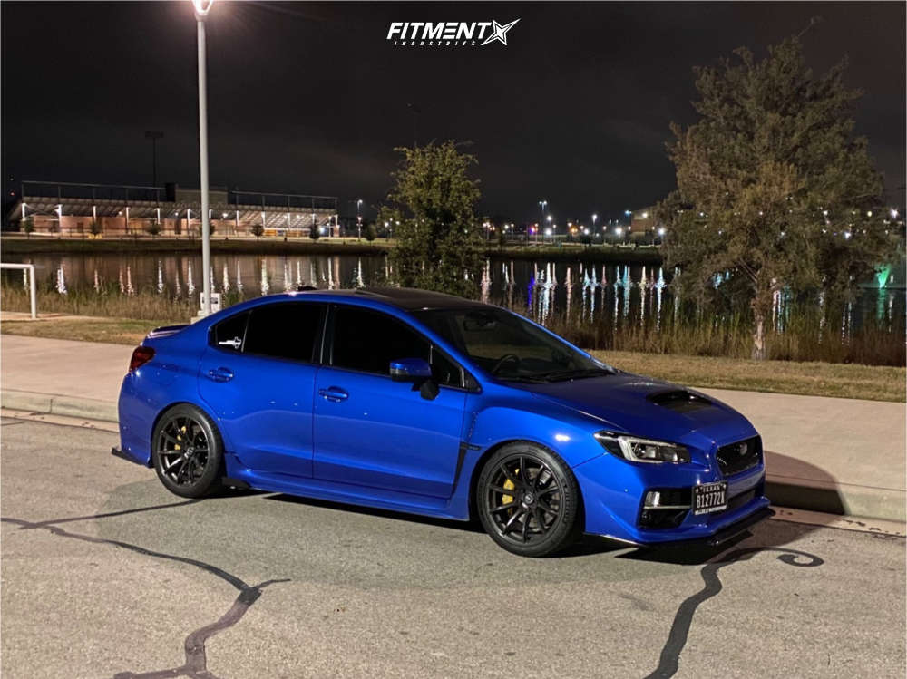 2017 Subaru WRX Limited with 18x9.5 Rays Engineering 57transcend and ...