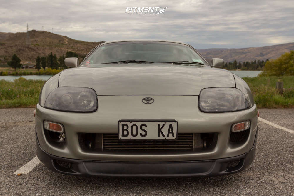 1998 Toyota Supra Base With 19x8 5 Volk Te37 And Vitour 245x35 On Lowering Springs Fitment Industries