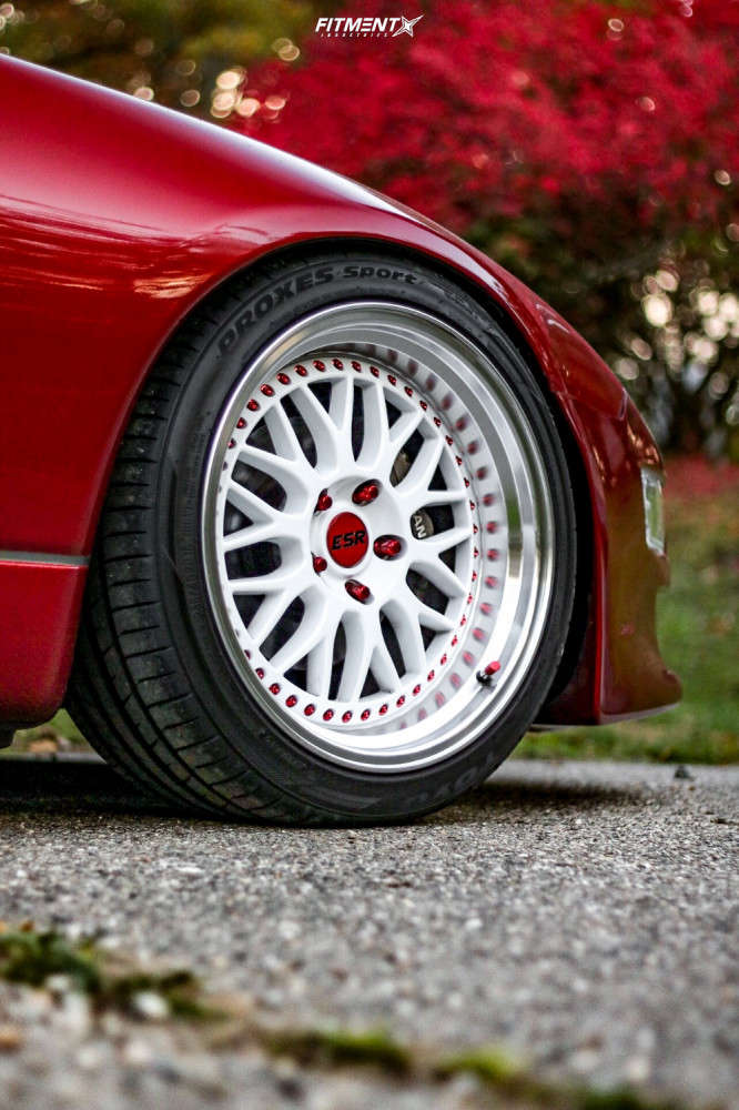 1990 Nissan 300ZX Base with 18x9.5 ESR Sr01 and Toyo Tires 235x40