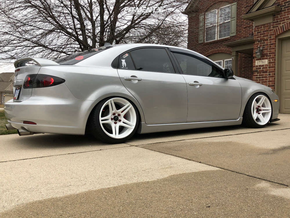 2006 Mazda 6 S with 18x9 Cosmis Racing S5r and Hankook 215x40 on ...
