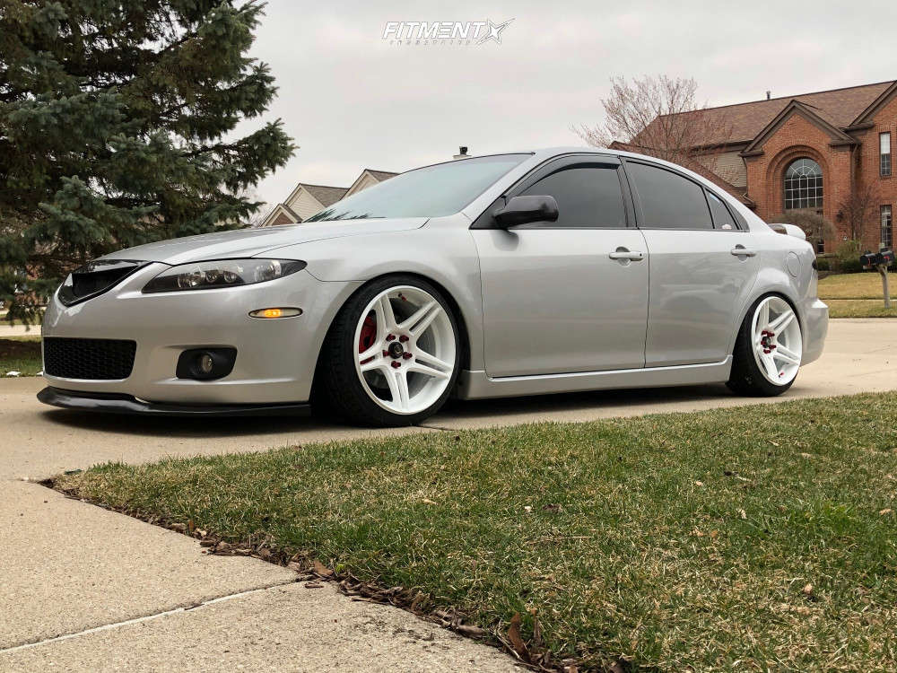 2006 Mazda 6 S with 18x9 Cosmis Racing S5r and Hankook 215x40 on ...