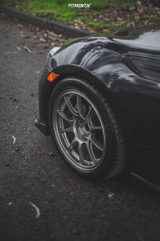 2016 Subaru BRZ Premium with 17x9 WedsSport Tc-105n and Michelin