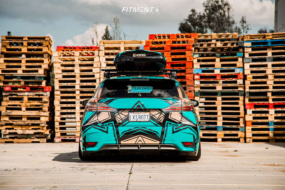 2015 Lexus CT200h with 18x9.25 23 BBS Rs and 215/40R18 Nitto