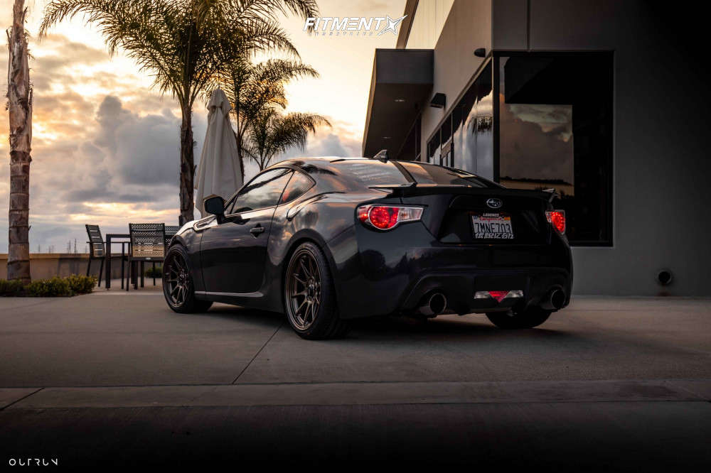 2015 Subaru BRZ Limited with 18x9.5 Konig Dekagram and Falken