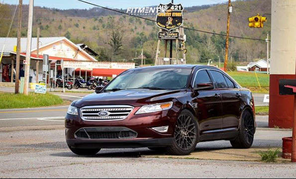 2010 Ford Taurus SHO with 20x8.5 Rotiform Blq and Goodyear
