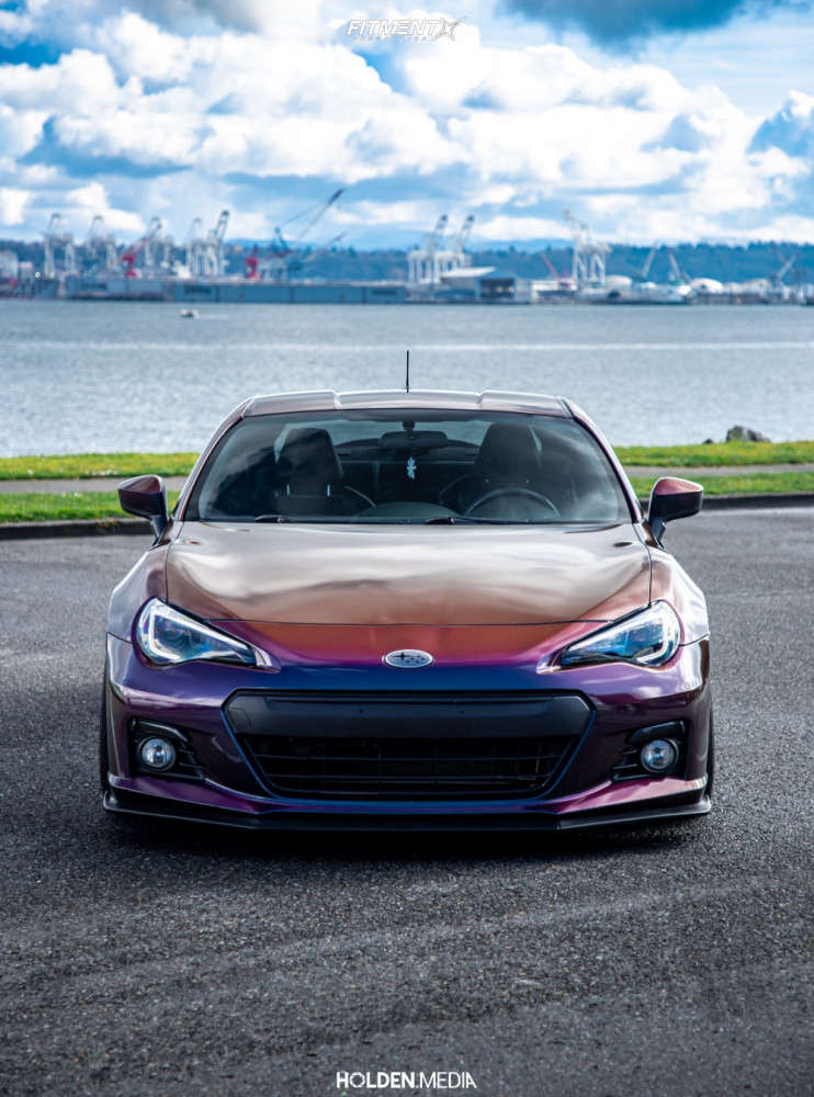 2014 Subaru BRZ Limited with 18x9.5 AVID1 AV6 and Groundspeed 235x40 on ...