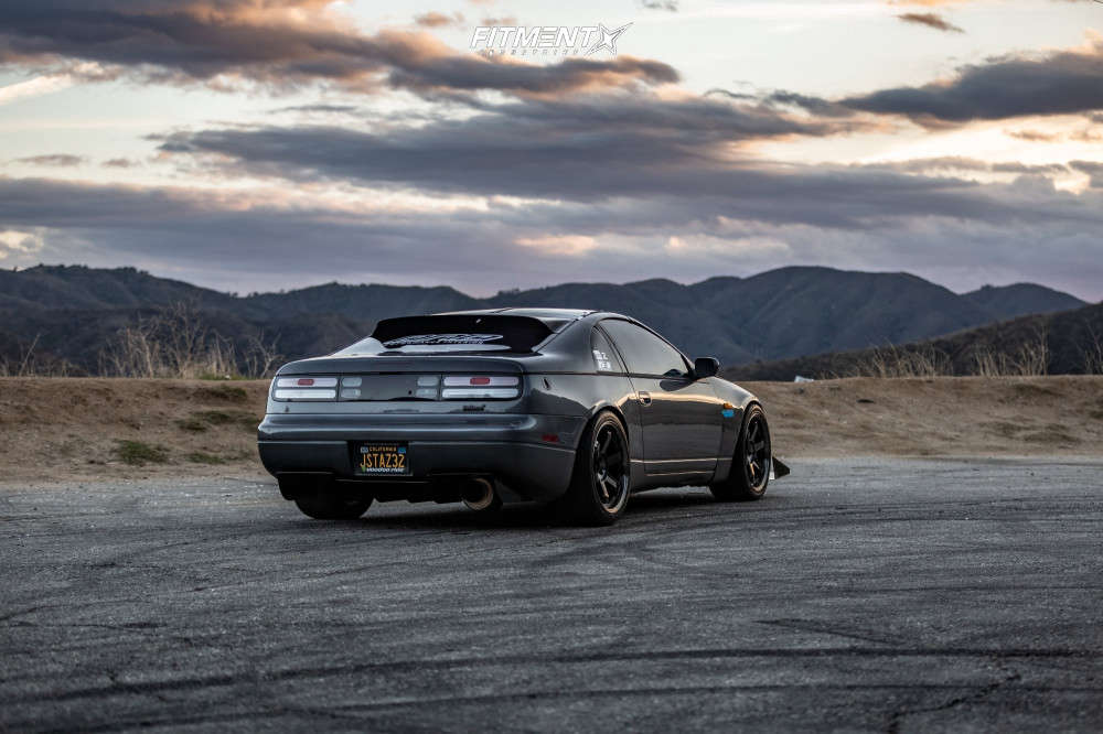 1993 Nissan 300ZX Turbo with 18x9.5 Volk Te37sl and Federal 265x35