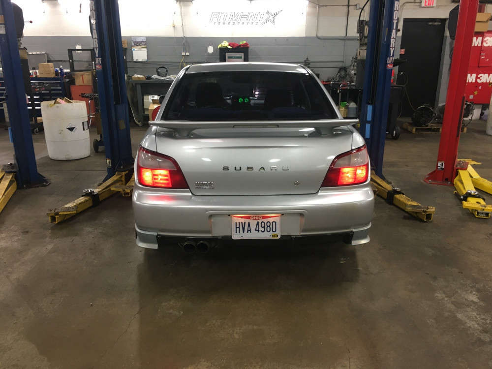 2002 Subaru WRX WRX with 17x8 Enkei Tsv and Firestone 225x45 on ...