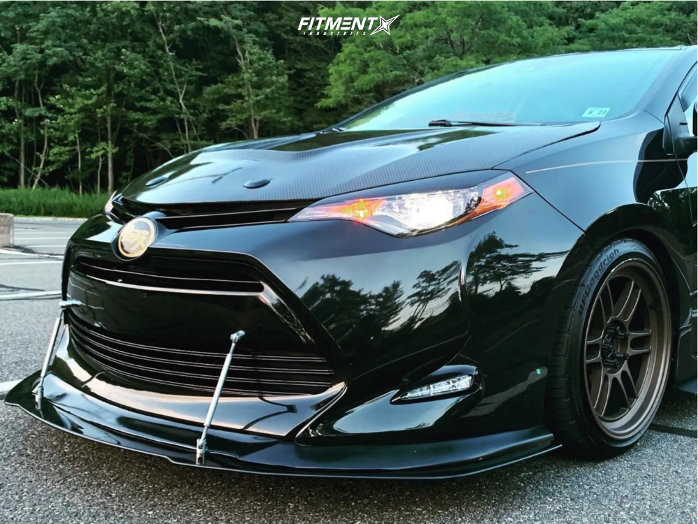 Wheel Offset 2018 Toyota Corolla Flush Coilovers | Fitment Industries