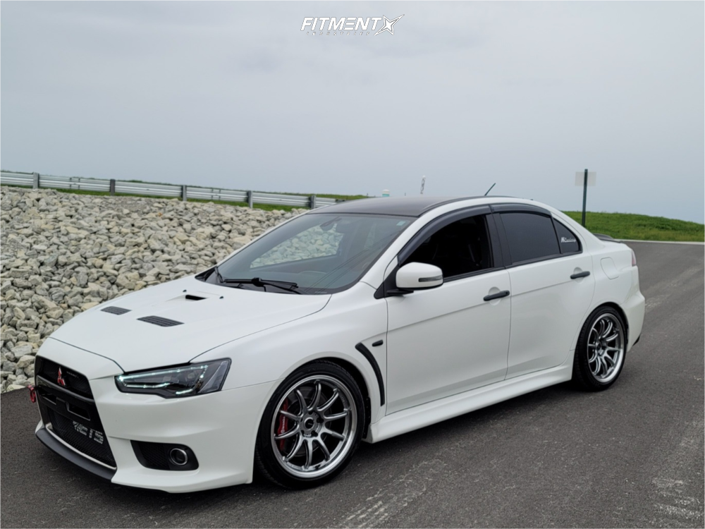 2015 Mitsubishi Lancer Evolution Final Edition with 18x9.5 Aodhan