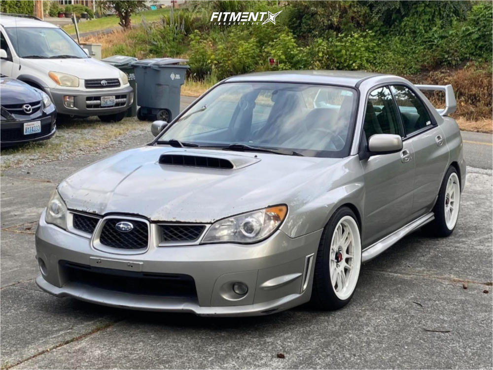 2006 Subaru Impreza WRX with 18x8.5 Aodhan Ah07 and Continental