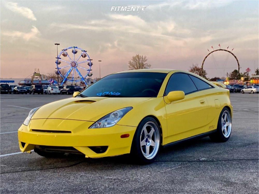 2003 Toyota Celica GT with 17x9 Kansei Knp and Nitto 225x45 on