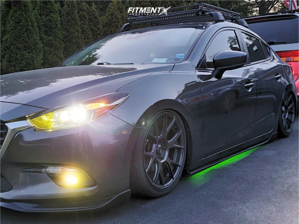 2017 Mazda 3 Touring with 18x8.5 Konig Ampliform and Nitto 225x40