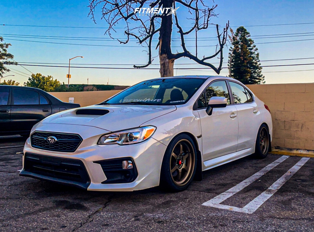 2018 Subaru WRX Base with 18x8.5 Aodhan Ah08 and Vercelli 235x40