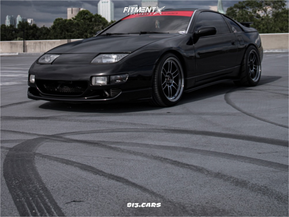 1991 Nissan 300ZX Turbo with 18x9.5 Enkei Rpf1 and Achilles 245x35