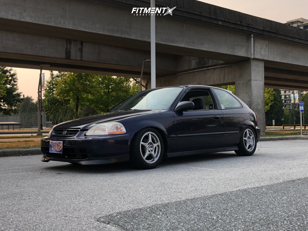 1998 Honda Civic DX with 15x7 Enkei Rp01 and Falken 205x50 on