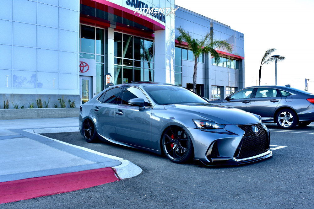 2019 Lexus IS300 F Sport with 19x9 Verde Axis and Nitto 235x35 on