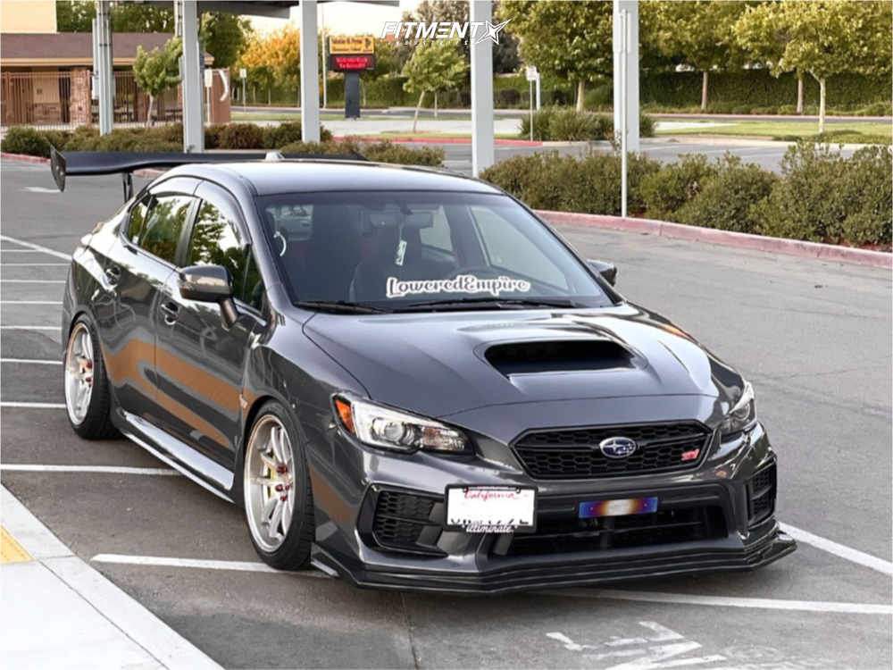 2021 Subaru WRX STI Base with 18x9.5 Aodhan Ds02 and Michelin