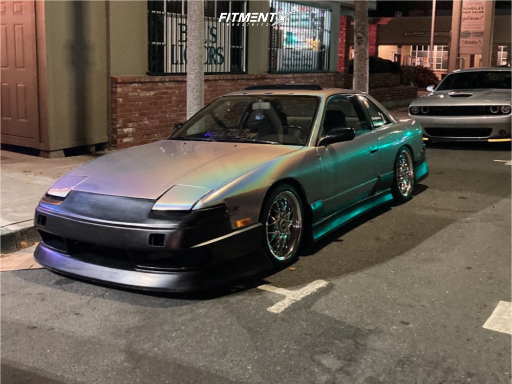 1991 Nissan 240SX Base with 17x7 Work Vs X9 and Falken 215x40 on