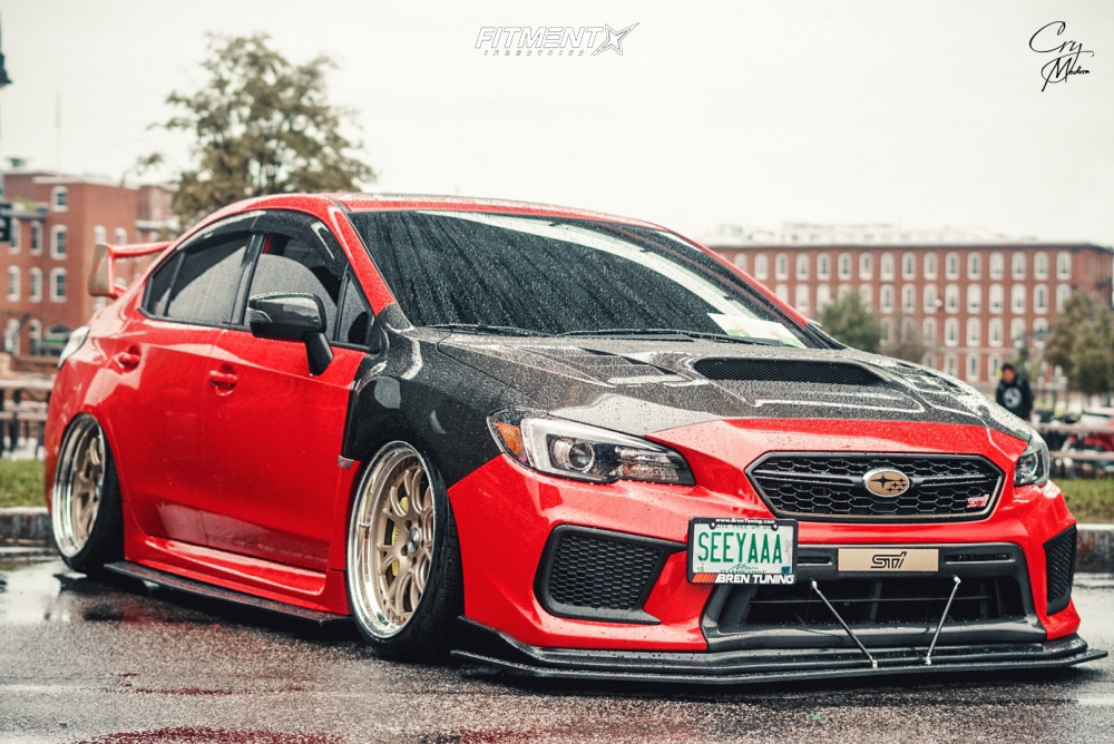 2019 Subaru WRX STI Limited with 19x10 SSR Professor Ms3 and Toyo