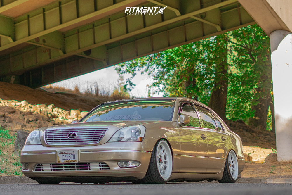 北米仕様 USDM 2005y 米国レクサス LS430 オーナズマニュアル 2002 Lexus LS430 Base with 18x9.5 Aodhan Ah07 and Prinx 225x40 on
