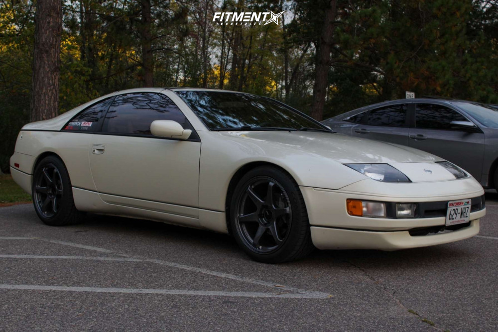 1994 Nissan 300ZX 2 2 with 18x9.5 Enkei T6r and Continental 265x35