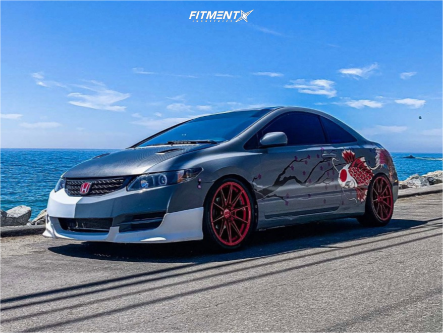 2009 Honda Civic EX with 18x8.5 XXR 567 and Lionhart 235x40 on Air