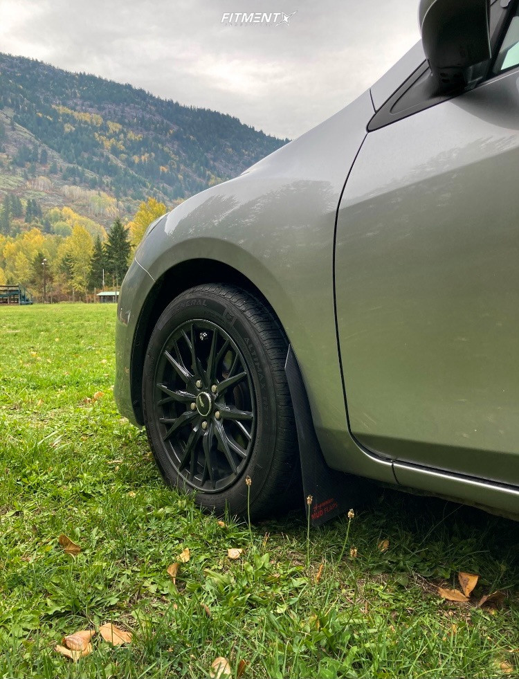2013 Mazda 3 GX with 16x7 CRW Gt1 and Nankang 205x55 on Stock