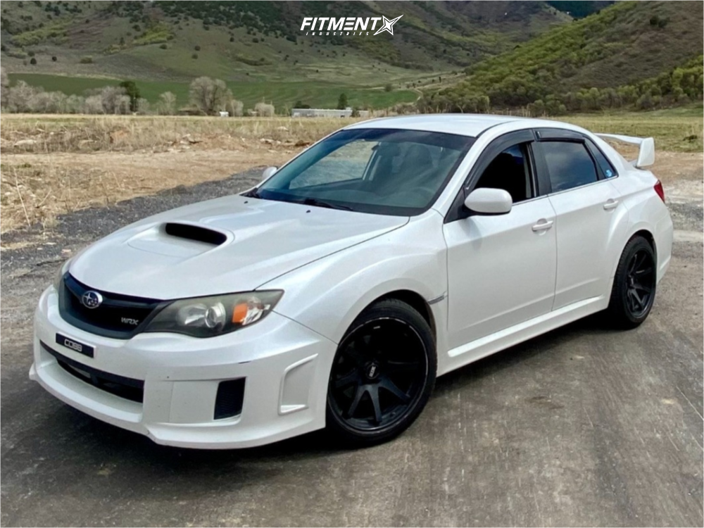 2011 Subaru Impreza WRX with 18x8 STR 903 and Nitto 225x45 on