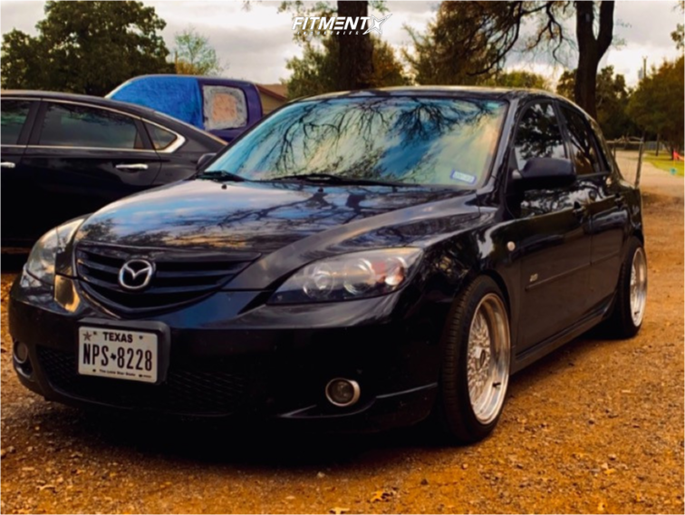 2005 Mazda 3 SP23 with 17x8.5 STR 606 and Barum 215x35 on Stock
