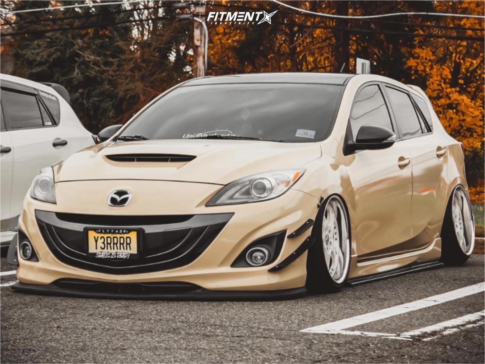 2013 Mazda 3 Mazdaspeed with 18x9.25 Weds Cerberus and Nitto