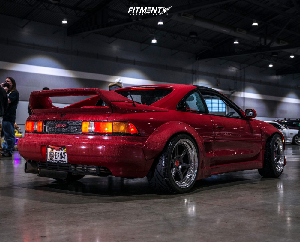 やま　MR② SK③ 1990 Toyota MR2 GT with 17x9 Kansei Knp and Kumho 225x45 on