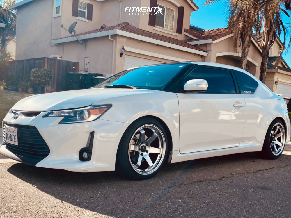 2015 Scion TC Base with 18x9.5 AVID1 AV6 and Vercelli 235x40 on