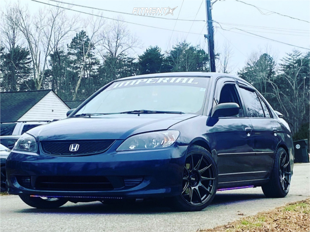 2005 Honda Civic LX with 17x8.25 XXR 527 and Nankang 205x40 on