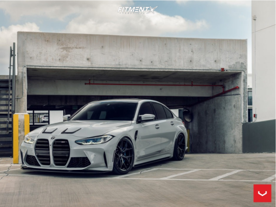 2022 BMW M3 Competition with 20x10 Vossen Hf5 and Michelin 275x30