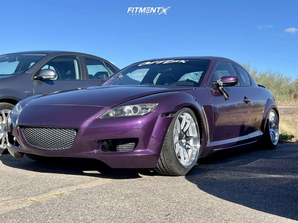2004 Mazda RX-8 Base with 18x9.5 Aodhan Aff1 and Sailun 235x30 on