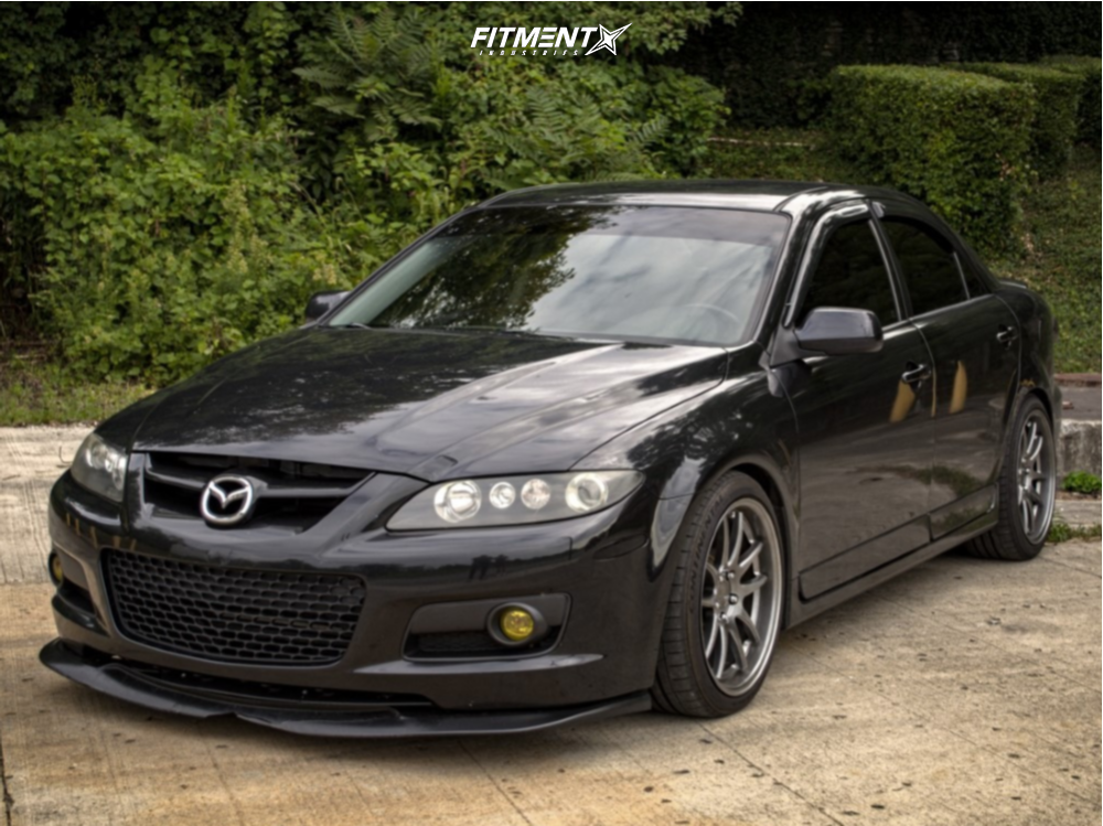 2006 Mazda 6 Mazdaspeed with 18x8.5 Aodhan Ds02 and Continental